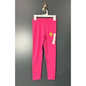 NWT Girls' Leggings Pants - Cat & Jack Pink M: Cotton-Spandex Blend, Full Length